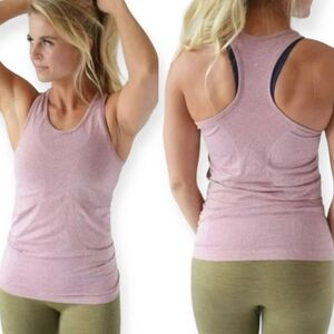 ZYIA Active Mauve Copper Charged Tank Top Racerback M
